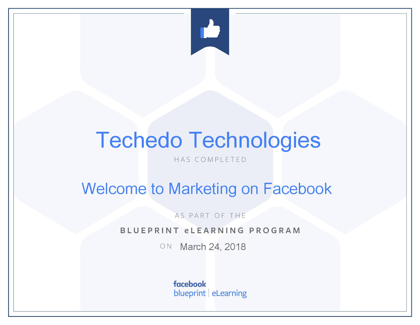 Marketing in Facebook Certificate